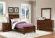 Vaughan-Bassett Bonanza Cherry Twin Sleigh Bed-2