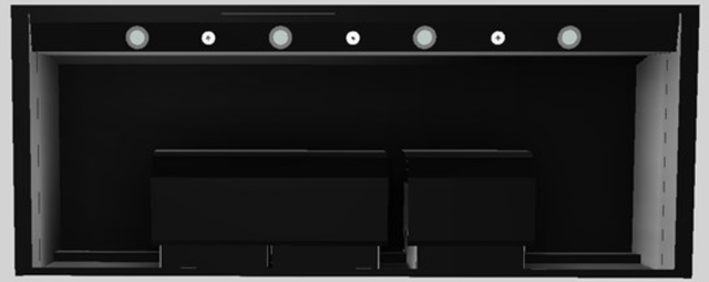 Vent-A-Hood® Designer Series 60" Black Wall Mounted Range Hood-2