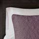 Olliix by Madison Park Purple King/California King Quebec Reversible Coverlet Set-5