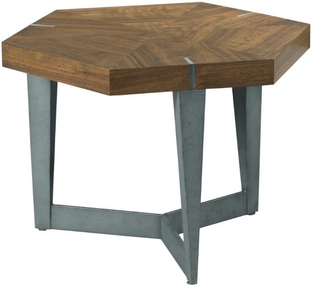 Hammary® AD Modern Synergy Brown Echo Bunching Cocktail Table with Gray Base-0