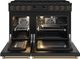 Thor Kitchen A Series 48" Black Matte Pro Style Gas Range with Bronze Hardware-1