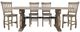 Vintage Furniture Harp 5-Piece Counter Height Dining Set-0