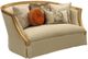 ACME Furniture Daesha Antique Gold/Tan Flannel Loveseat-0