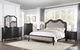 ACME Furniture Chelmsford Antique Black/Beige Eastern King Panel Bed-1