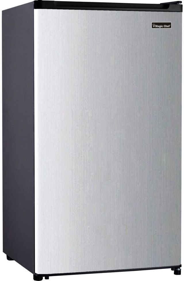 Magic Chef® 3.2 Cu.Ft. Platinum Steel Compact Refrigerator-2