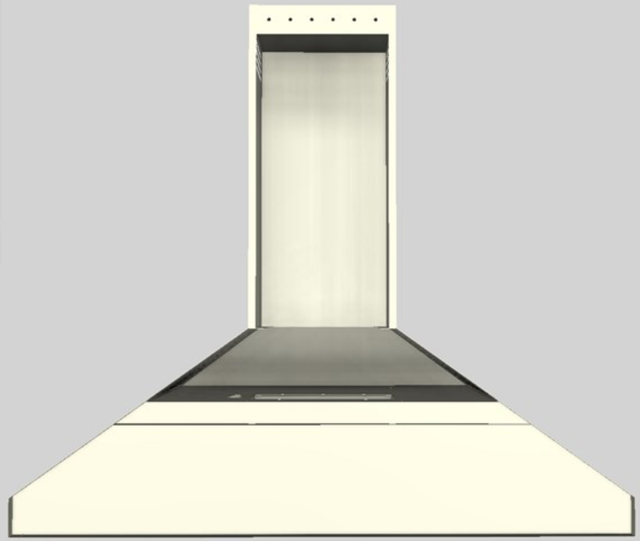 Vent-A-Hood® 42" Biscuit Wall Mounted Range Hood-3