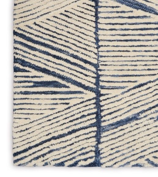 Nourison Home™ Colorado White Blue 5'x7' Area Rug-3