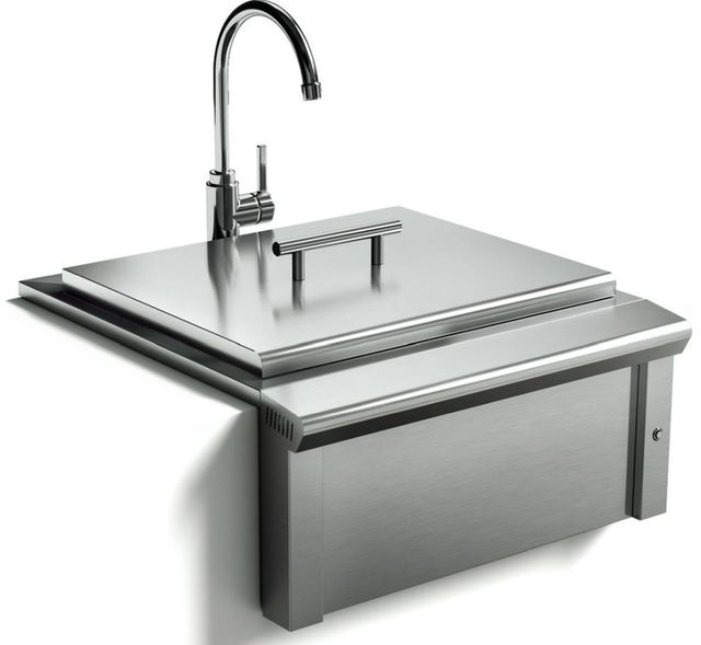 XO 24" Stainless Steel Pro-Grade Luxury Apron Sink and Faucet-1