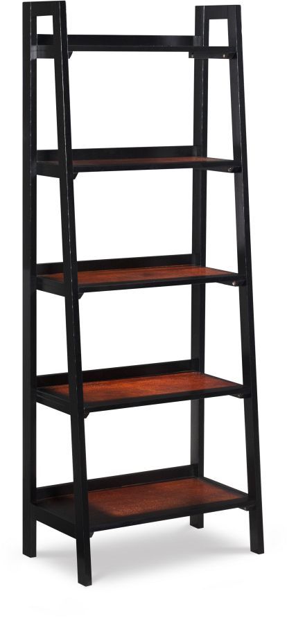 Linon Camden Black Cherry Bookcase-0