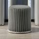 Furniture of America® Cleburne Light Gray Vanity Stool-1