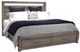 aspenhome® Modern Loft Greystone California King Panel Storage Bed-0