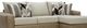 Albany Industries 2-Piece Clash Buff Right-Arm Facing Sectional-1