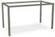 Amisco Customizable Bennington 72" Clear Glass Bar Table-0