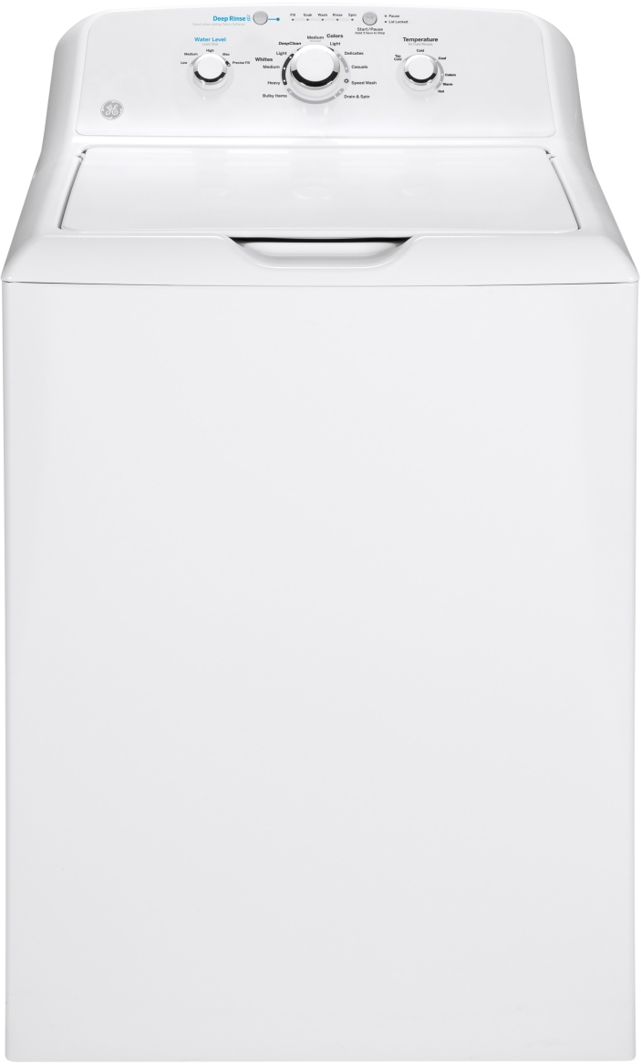 GE GTW335ASNWW 4.2 Cu. ft. Washer with Stainless Steel Basket White