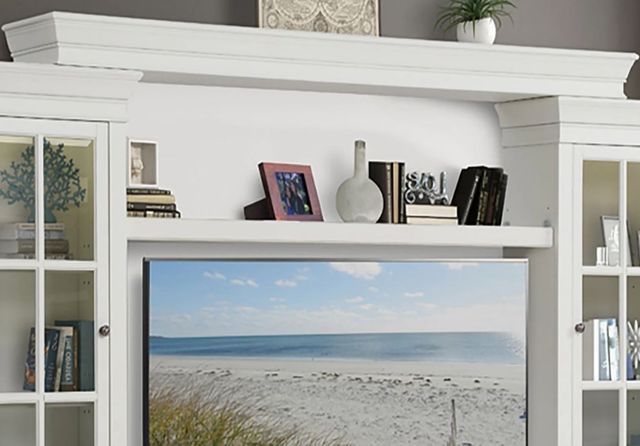 Parker House® Cape Cod Vintage White Bridge and Shelf-1