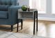 Monarch Specialties Inc. Grey 23"H with Black Metal Accent Table-1