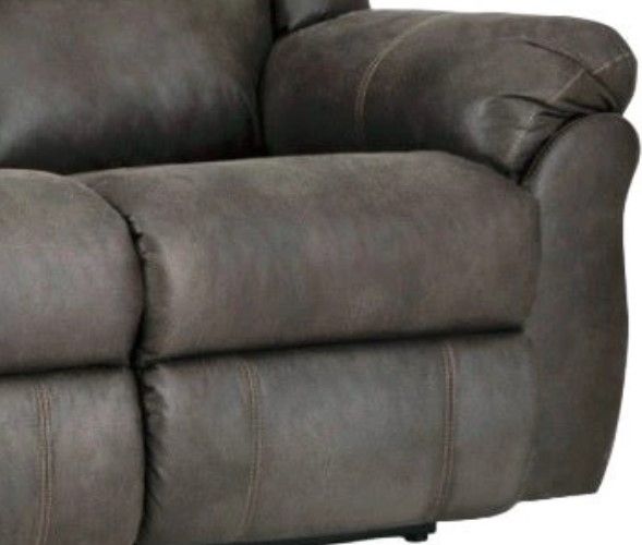 HomeStretch Tumbleweed Brown Reclining Sofa-2