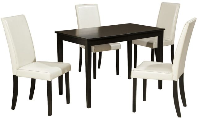 Signature Design by Ashley® Kimonte 5-Piece Ivory Dining Set