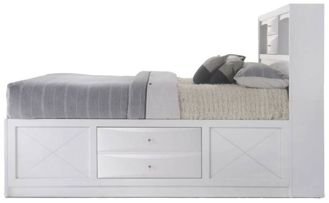 ACME Furniture Ireland White Full Bookcase Bed-2