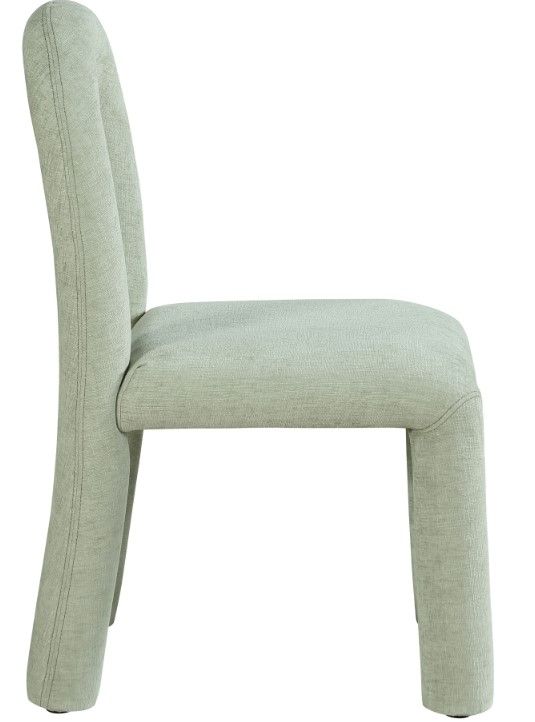 Meridian Furniture Amari Mint Upholstered Dining Chair-2
