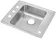 Elkay Lustertone® Classic Lustrous Satin Stainless Steel 22" x 19.5" x 4" 2FRM-Hole Single Bowl Drop-in Classroom ADA Sink-0