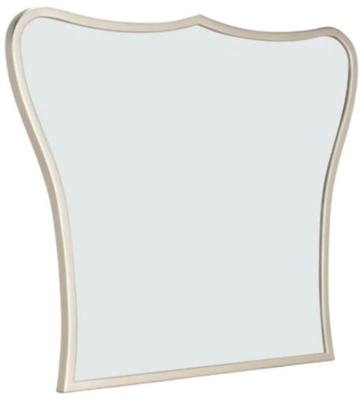 Michael Amini® London Place Creamy Pearl Vanity Desk and Mirror-2
