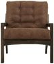 International Furniture Direct Balam Brown/Stained Dark Accent Chair-1