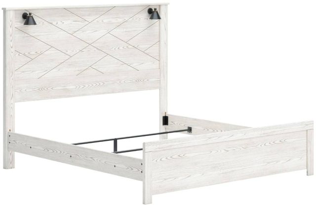 Signature Design by Ashley® Gerridan Gray/White King Panel Bed-4