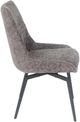 Modus Furniture CEO Oyster Upholstered Swivel Dining Side Chair-3