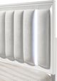 Crown Mark Cressida White King Panel Bed-3