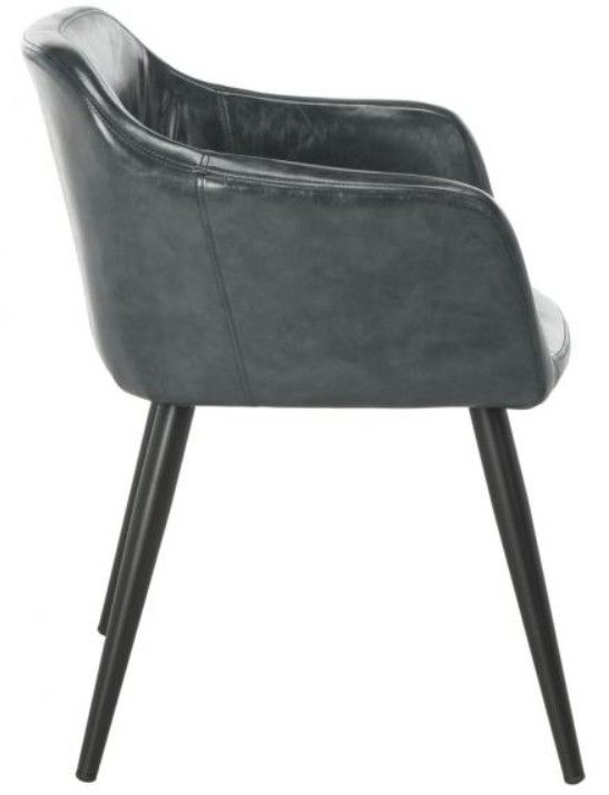 Safavieh Adalena Beige/Dark Gray Accent Chair-2