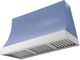 AGA Marquee 48" Carnaby Blue Wall Mounted Range Hood  with Polished Chrome Trim-0