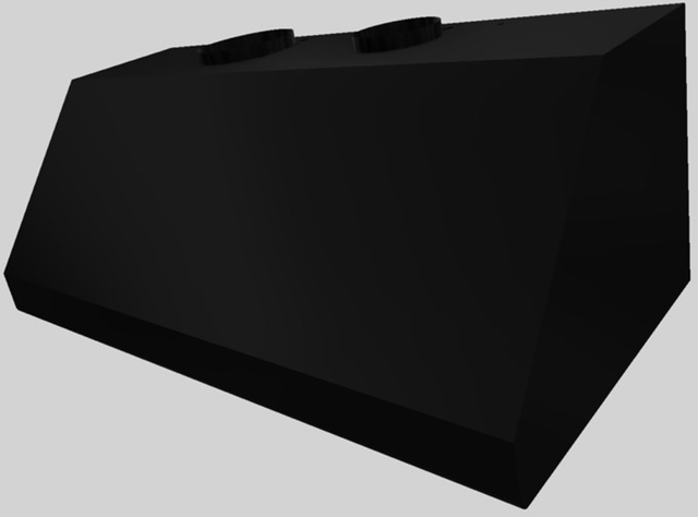 Vent-A-Hood® 48" Black Wall Mounted Range Hood-2