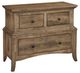 Archbold Furniture Customizable Amish Essentials Provence 3-Drawer Wide Nightstand-0