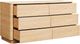 Moe's Home Collection Round Off Light Oak Brown Dresser-1