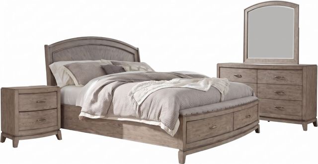 Liberty Furniture Avalon 4-Piece Burnished Beige Queen Bedroom Set  -0