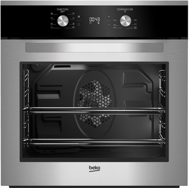 Beko 24" Fingerprint Free Stainless Steel Single Electric Wall Oven-0