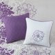 Olliix by Madison Park 6 Piece Purple King/California King Lola Reversible Cotton Printed Coverlet Set-2