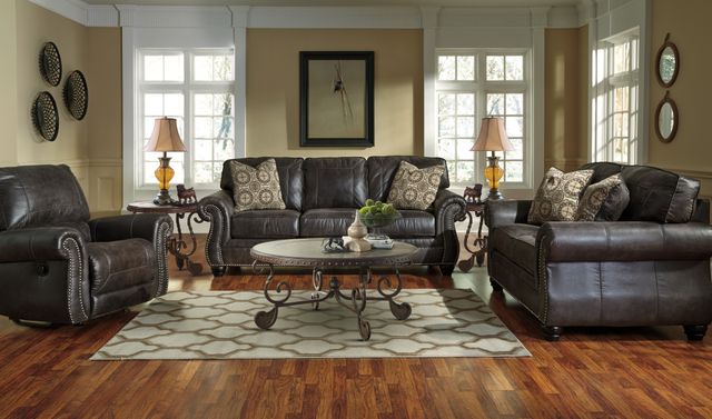 Benchcraft® Breville Charcoal Sofa-4