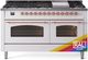 Ilve® Nostalgie II Series 60" Custom RAL Color Pro Style Dual Fuel Range-0