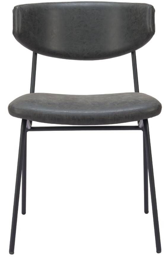 Zuo® Modern Charon Vintage Black Dining Side Chair-2