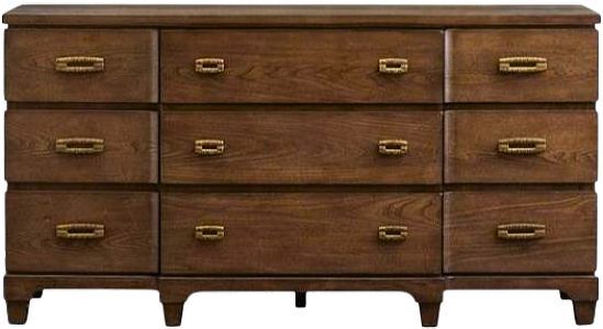 Magnussen Home® Sugar Mill Spiced Rum Drawer Dresser-3