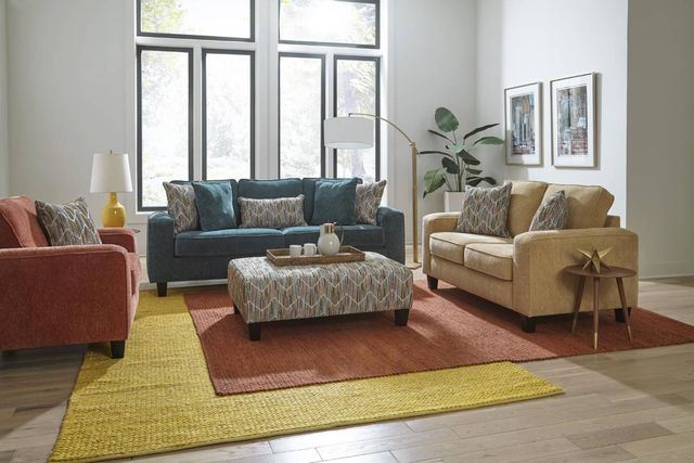 Inspired Home 412 Lexington Jade/Spree Confetti Sofa-1