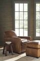 Rowe® Customizable Desmond Leather Ottoman-2