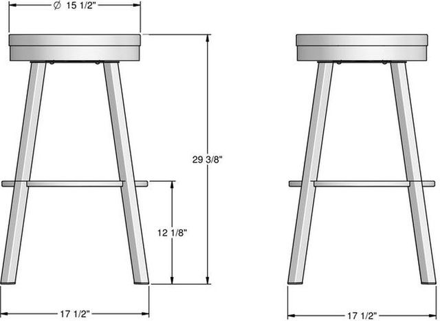 Amisco Customizable Connor Swivel Bar Stool-1