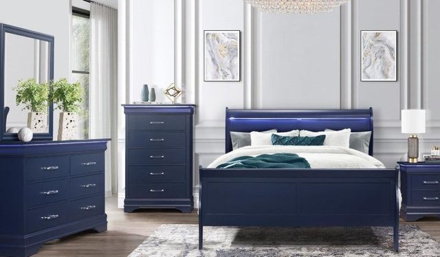 Global Furniture USA Charlie Blue Nightstand-2