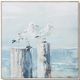 Classy Living Adventurous Seagulls on Weathered Poles Wall Art-0