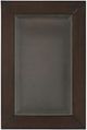 Jofran Inc. Urban Icon Glass Top Chairside Table with Merlot Base-4