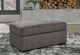 Signature Design by Ashley® Gardiner Pewter Ottoman-4