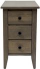 Amish Works Driftwood Brown Chairside Table-1